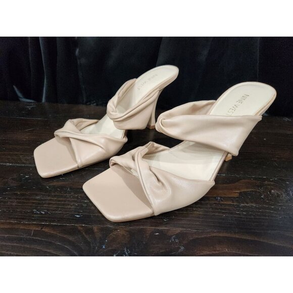 Nine West Sashah Nude Heeled Dress Sandals/Sz. 11M, NWOB - Picture 1 of 9
